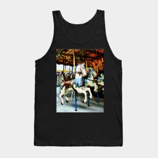 Carnival Midway - Carousel Horses Tank Top